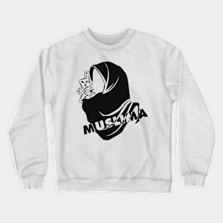 Classy Muslima dark design Crewneck Sweatshirt